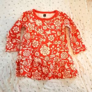 Long sleeve floral dress